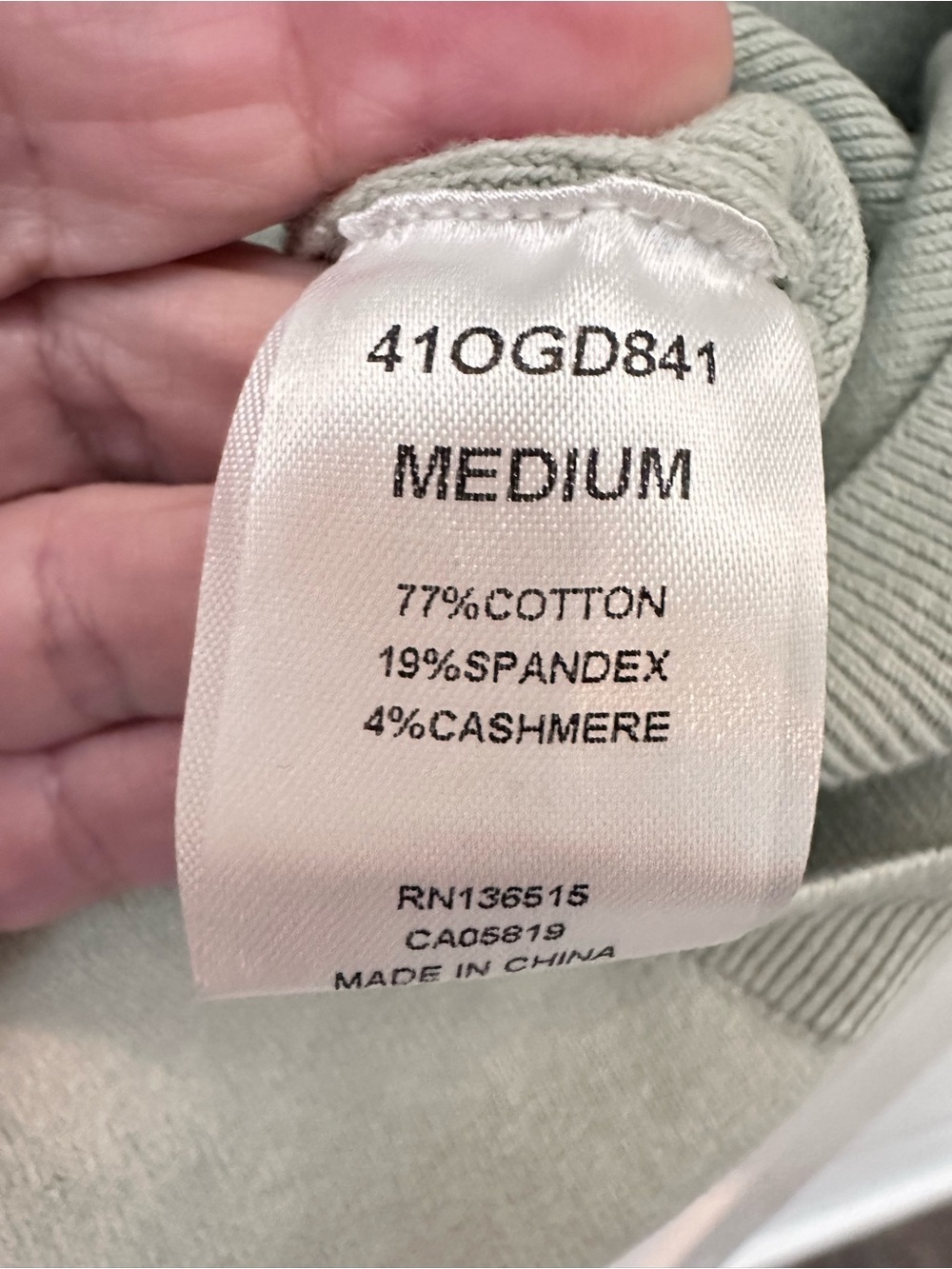 One Grey Day M Cedric Cotton-cashmere grey softcore luxury V neck bodysuit - Picture 12 of 16